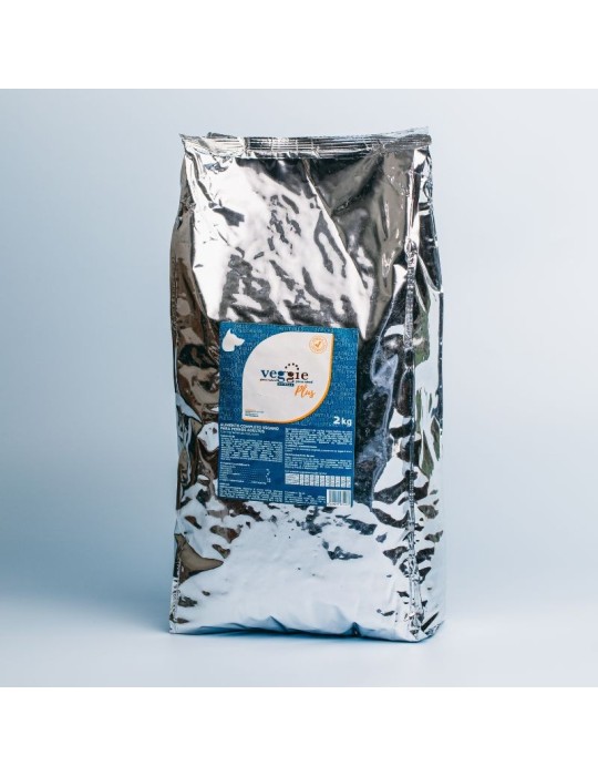VEGGIEANIMALS Plus 2 e 12,5 kg – Crocchette naturali e vegane per cani – digestione e salute urinaria