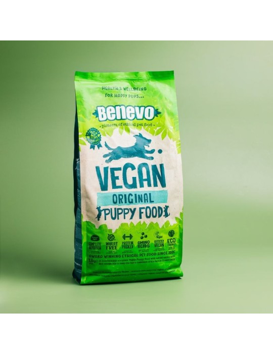 Benevo ORIGINAL Puppy 1,8kg y 10kg | Pienso vegano completo cachorros ✅