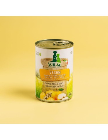 V.E.G Patata, Manzana y Judías 400 g | Alimento húmedo ✅ 2