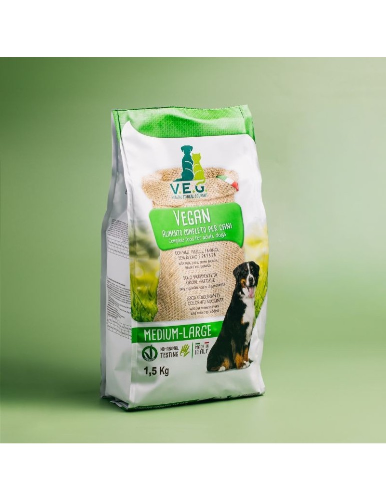 V.E.G Medium-Large | Pienso vegano para perros adultos ✅