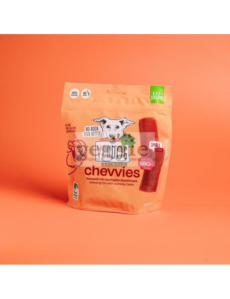VEGDOG Chevvies Small 200 g | Snack vegano per cani piccoli ✅