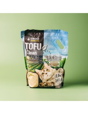 Arena de tofu para gatos 6 L | Absorción natural y ecológica ✅ 2