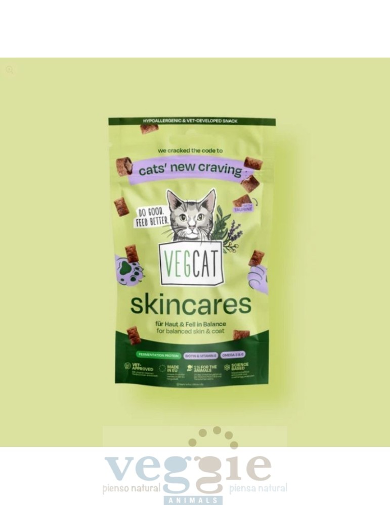 VEGCAT Skincares 60 g | Snack vegano para gatos ✅