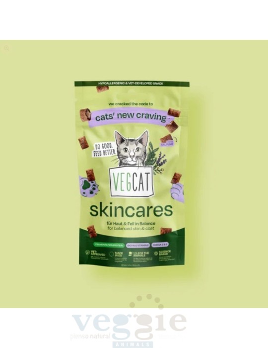 VEGCAT Skincares 60 g | Snack vegano para gatos ✅
