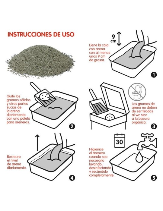 Lettiera bentonite per gatti 10Kg