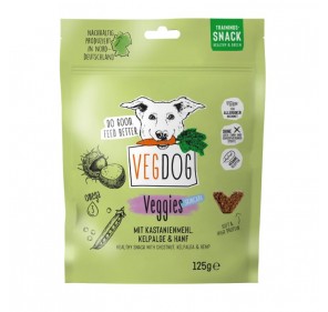 VEGDOG Cuidados com a pele 125g para Cães - Castanha e ervilhas