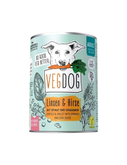 Comida úmida vegetariana para Cães Naturais