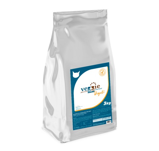 VeggieAnimals Digest+ 3 and 12kg - Adult Cats