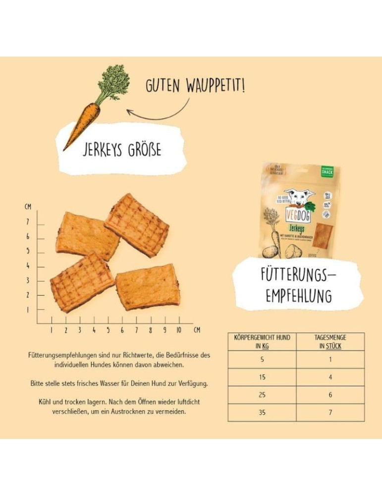 Snacks vegetarianos para Cães Natural