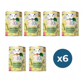 Pack 6u. VEGDOG Piselli e...