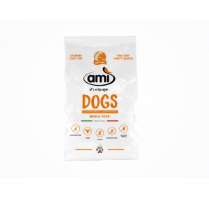 AMI DOG Mini & Toy 1 and 3kg – Hypoallergenic Vegan and Gluten-Free Food for Small Dogs