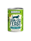 Cibo umido vegetariano e senza cereali per cani naturali