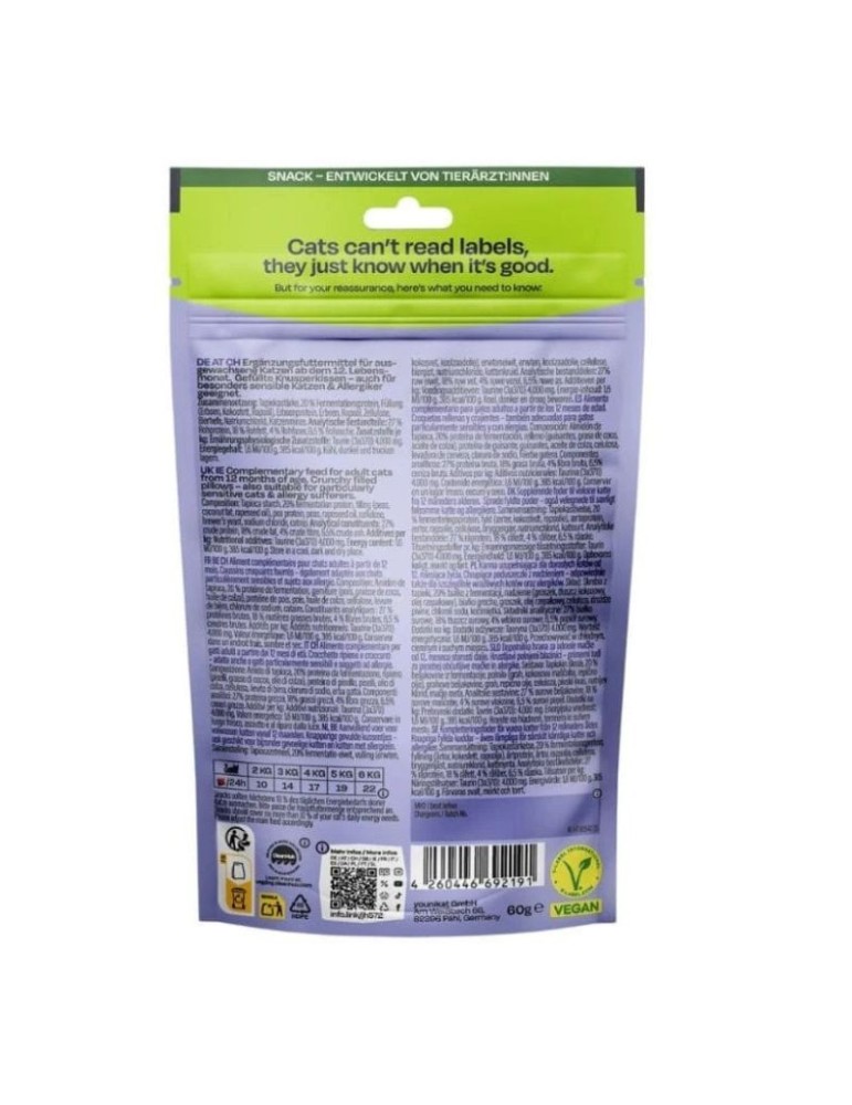 VEGCAT PURE BITES – Snack Hipoalergénico para Gatos Adultos