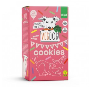 VEGDOG Birthday Cookies 400g - Bolachas veganas para cães
