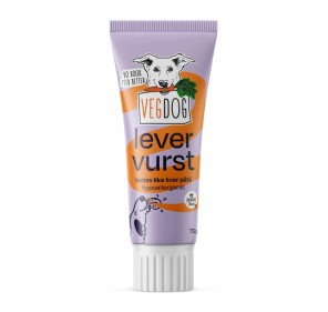 VEGDOG Levervurst Snack Líquido 75g - Hipoalergénico para cães