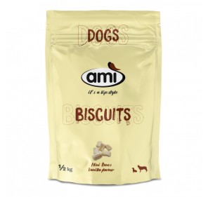AMI Biscuit Vanilla 500gr - Galletas veganas para perros