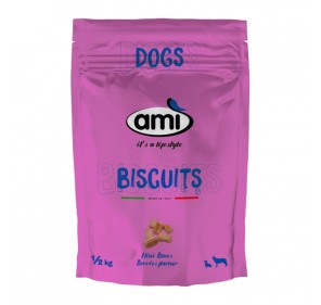 AMI Biscuit Berrys Flavour 500g - Biscoitos veganos para cães