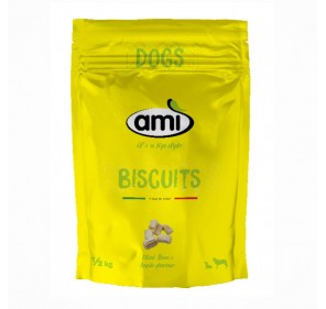 AMI Biscuit Apple 500g - Biscotti vegani croccanti per cani