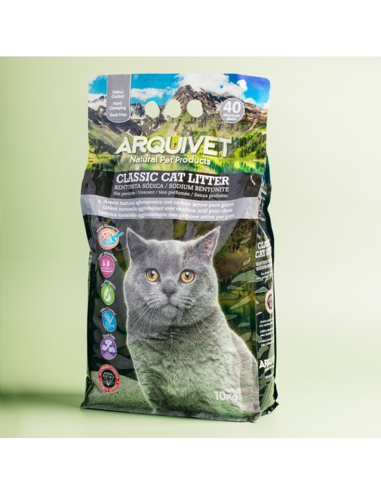 Lettiera bentonite per gatti 10Kg