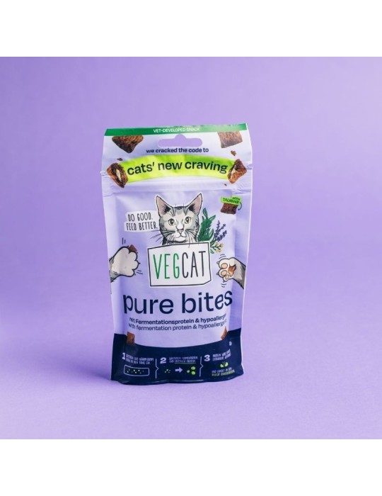 VEGCAT PURE BITES – Snack Ipoallergenico per Gatti Adulti