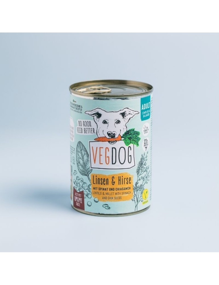 Comida úmida vegetariana para Cães Naturais