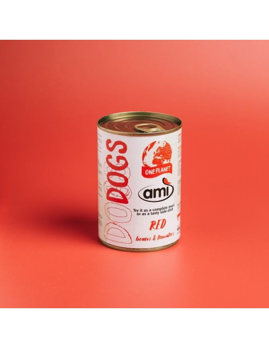 Ami Alimento Húmido Vegano para Cães – Feijão Vermelho e Tomate 400 g